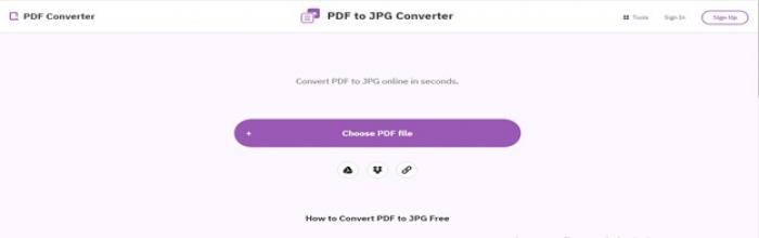 How to change PDF to JPG in PDFConverter