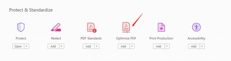 Compress PDF file with Adobe Step2