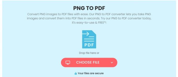 Converting PNG to PDF with SodaPDF