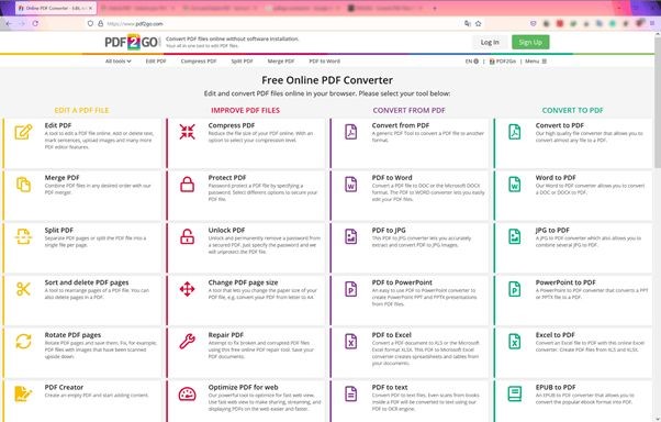 convert pdf to powerpoint_pdf2go