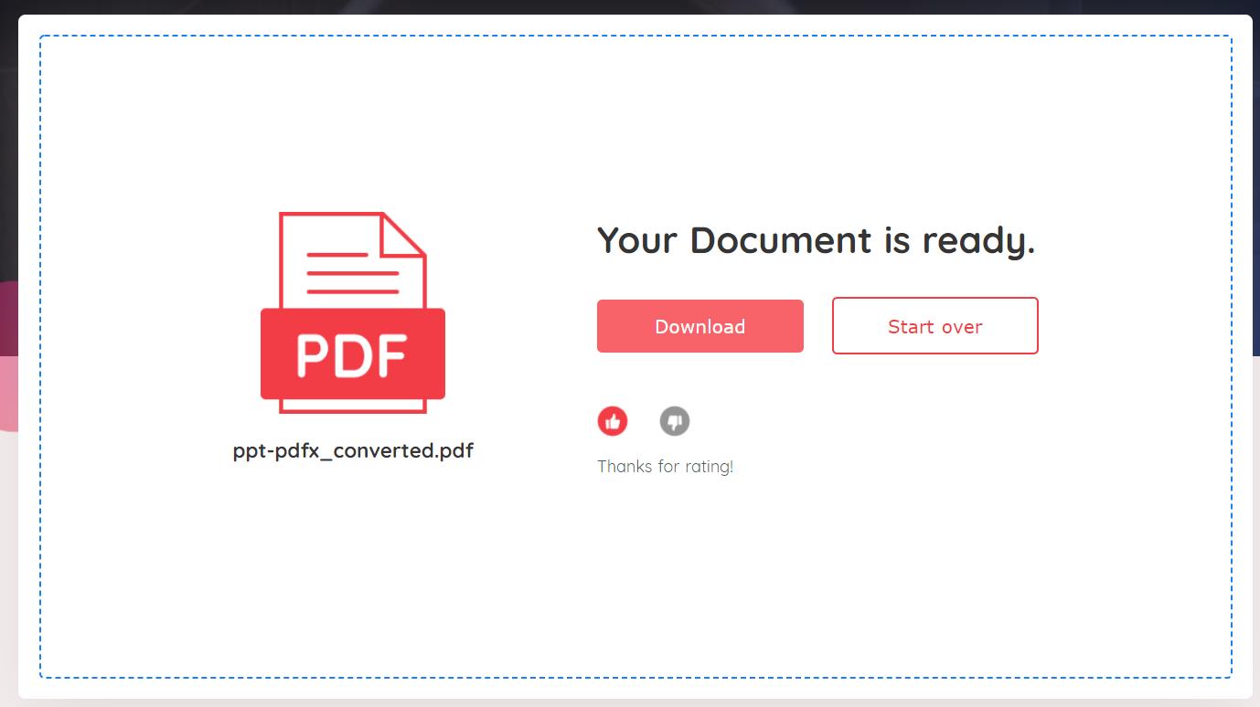How to save ppt as pdf in fabpdf step3